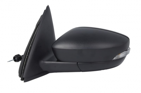 Oglinda laterala Stanga mecanic, crom potrivit SKODA FABIA III [2]