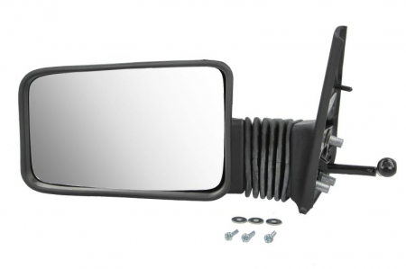 Oglinzi auto - Oglinda laterala Stanga (mecanic, plat) potrivit PEUGEOT 309 I, 309 II, 309/HATCHBACK