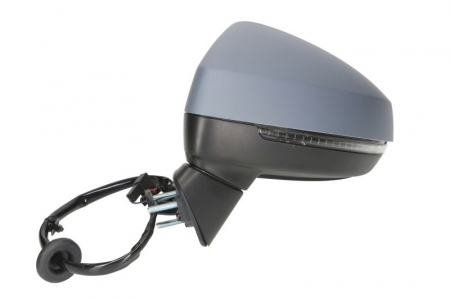 Oglinda stanga electrica, asferic, incalzita, crom, grunduita AUDI A3 dupa 2012 [2]