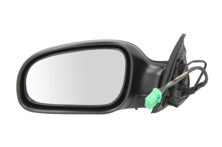 Oglinzi auto - Oglinda stanga electrica, asferic, incalzita, crom, grunduita, cu lumina VOLVO S60 intre 2000-2003