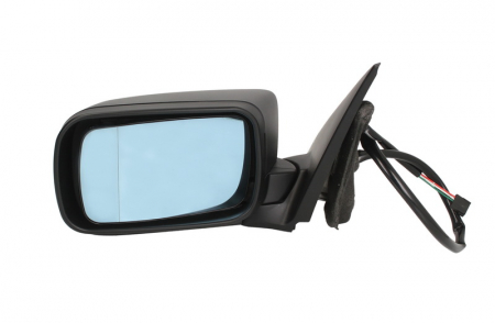 Oglinzi auto - Oglinda stanga electrica asferica, albastru, BMW Seria 3 E46 intre 1998-2006