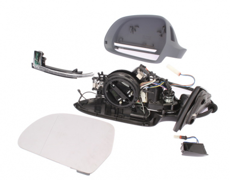Oglinzi auto - Oglinda stanga electrica cu memorie, asferica, incalzita, pliere electrica AUDI A5 8T intre 2006-2011