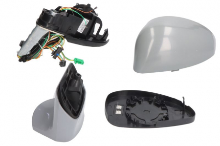 Oglinda stanga electrica incalzita, albastra, grunduita CITROEN C4 intre 2004-2010 [2]