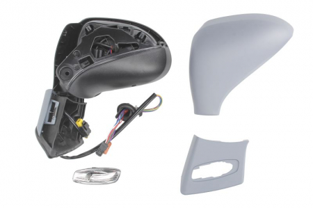 Oglinda stanga electrica incalzita, crom, grunduita, pliabila electric PEUGEOT 308 intre 2007-2014 [2]