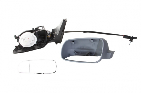 Oglinda stanga manuala, asferica, cu carcasa VW GOLF IV, BORA intre 1997-2006 [1]