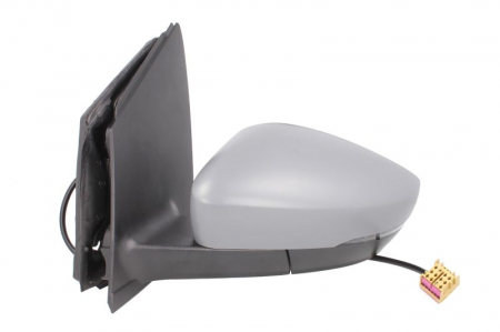 Oglinda stanga mecanica asferic, crom, grunduita VW POLO intre 2009-2014 [1]