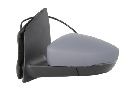 Oglinda stanga mecanica asferic, crom, grunduita VW POLO intre 2009-2014 [1]