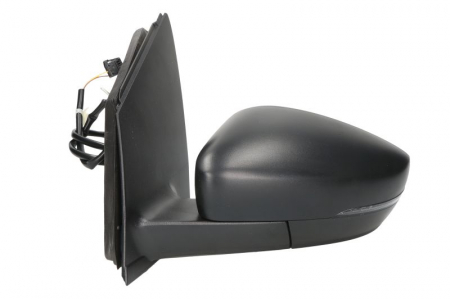 Oglinda stanga mecanica asferic, crom VW POLO intre 2009-2014 [1]