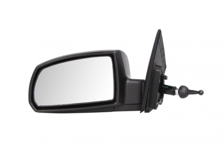 Oglinzi auto - Oglinda stanga mecanica crom KIA RIO II intre 2005-2011