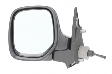 Oglinzi auto - Oglinda stanga mecanica grunduita CITROEN BERLINGO; PEUGEOT PARTNER intre 1996-2008