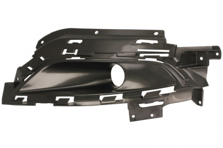 Ornament bara fata partea dreapta cu locas lumini zi negru mat plastic potrivit Chyrsler 200 2014-2016 [2]