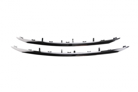 Ornament grila fata superior 2 buc. set, plastic, crom PEUGEOT 2008 2013-2016 [1]