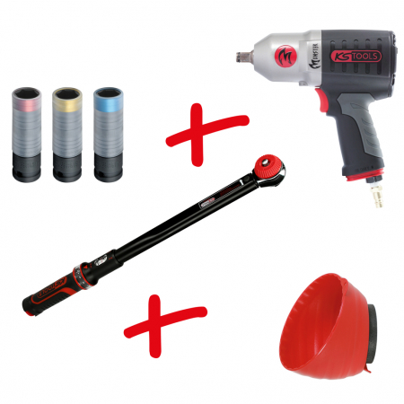 Service mecanica - Pachet pistol pneumatic pentru roti 6 piese