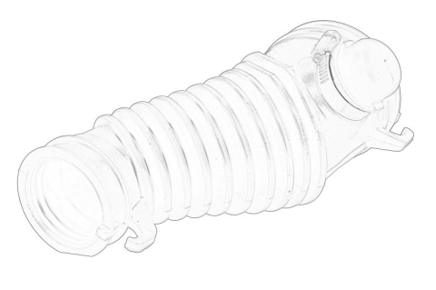 Piese Auto - Palnie filtru aer (de la turbină la filtrul de aer) potrivit HONDA potrivit HONDA CR-V III 2.2D 01.07-