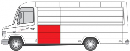 Panou lateral inalt, partea inferioara, lungime 41cm MERCEDES VARIO dupa 1996 [1]