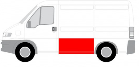 Panou lateral Stanga (model scurt, partea inferioara, inaltime 50cm, lungime 120cm) potrivit CITROEN JUMPER I; FIAT DUCATO; PEUGEOT BOXER -09.06 [2]