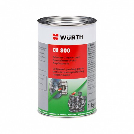 Solutii tehnice - Pasta cupru aderenta protectie anticoroziva Cu 800 1000 g Wurth