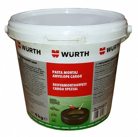 Solutii tehnice - Pasta vulcanizare montaj anvelope CARGO 4 kg Wurth
