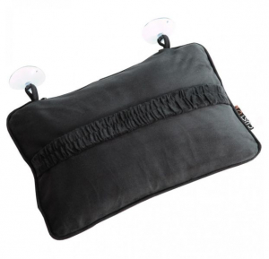Accesorii auto - Perna tetiera Grand Comfort (poliester, spuma de memorie, montare scaun, cu ventuze, 27x18x9 cm)