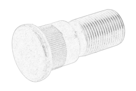 Anvelope si Jante - Pinul rotii Spate M20 x53mm potrivit ISUZU