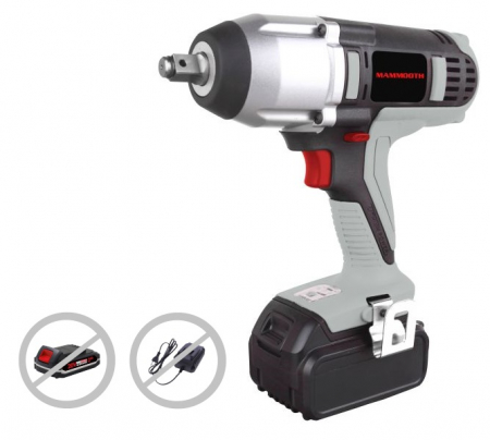 Pneumatice - Pistol de impact pneumatic, sursa de alimentare: pe baterii, patrat exterior 1/2, cuplu maxim: 500Nm, 20V 0, impachetare: cutie