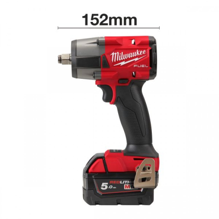 Pistol pneumatic pe baterii M18 FMTIW2F12-0X, patrat exterior 1/2, cuplu maxim: 47 / 475 / 610 / 745Nm, 18V 0, impachetare: valiză [3]