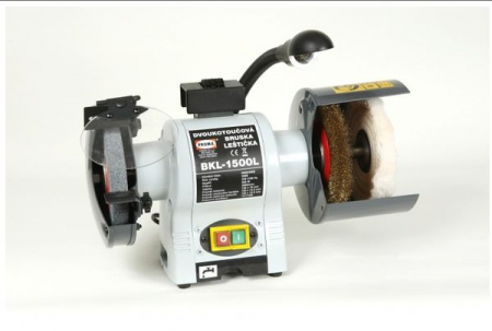 Polizor - Polizor dubla / perie metalica / placa de lustruire, putere nominala: 375W, tensiune:230V, diametru disc: 150mm