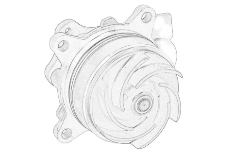 Pompa apa - Pompa apa (fara scripete) potrivit FORD TRANSIT V363 2.0D/2.0DH 03.16-