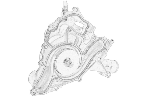 Piese Auto - Pompa apa potrivit JEEP GRANDEER, WAGONEER; RAM 1500 5.7/6.4/6.4ALK 04.18-