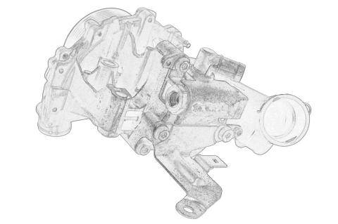 Pompa apa - Pompa apa (set) potrivit JEEP COMPASS, PATRIOT 2.1D/2.2D 12.10-