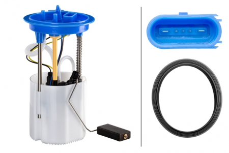 Alimentare combustibil - Pompa combustibil potrivit AUDI A3, TT; FORD KUGA I; OPEL ZAFIRA B, ZAFIRA B/MINIVAN; SAAB 9-3; SEAT ALTEA, ALTEA XL, LEON, TOLEDO III; SKODA OCTAVIA II, YETI; VW BEETLE 1.0-3.6 05.03-