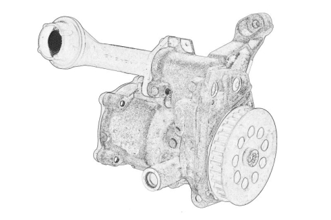 Pompa ulei - Pompa ulei (cu un pinion) potrivit AUDI A1, A3, Q2, Q3, TT; SEAT ALHAMBRA, ATECA, LEON, LEON SC, LEON ST; SKODA KODIAQ I, OCTAVIA III, OCTAVIA IV, SUPERB III, YETI; VW ARTEON 1.6D/2.0D 11.09-