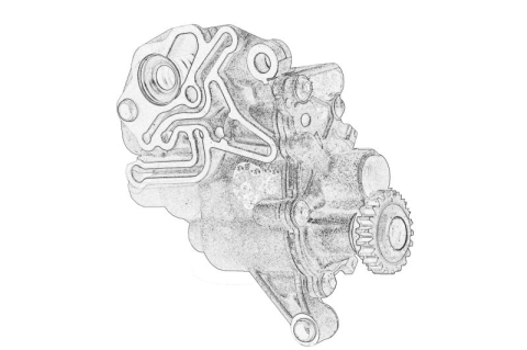 Piese Auto - Pompa ulei potrivit AUDI A3, A4 ALLROAD B8, A4 B8, A5, A6 C7, A8 D4, Q3, Q5, TT; SEAT ALHAMBRA, ALTEA, ALTEA XL, EXEO, EXEO ST, LEON, TOLEDO III; SKODA OCTAVIA II 1.8-2.0H 09.04-09.18