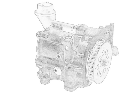Piese Auto - Pompa ulei potrivit AUDI A3, Q2, Q3; SEAT ALHAMBRA, ATECA, LEON, LEON SC, LEON ST, TARRACO; SKODA KAROQ, KODIAQ I, OCTAVIA III, SUPERB III; VW ARTEON, ARTEON SHOOTING BRAKE 1.6D/2.0D 09.11-