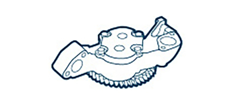 Pompa ulei - Pompa ulei potrivit FENDT 307 CI FARMER 2WD, 307 CI FARMER 4WD, 308 CI FARMER, 309 CI FARMER; AHLMANN AS150; ATLAS AW 1110, AW 1120, AW 1130, AW 1140, XAS 186 C2, XATS 156 C2; BOMAG BW211D-40