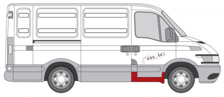 Prag auto Fata Dreapta potrivit IVECO DAILY III, DAILY IV, DAILY V; RVI MASCOTT; NISSAN INTERSTAR; OPEL MOVANO; RENAULT MASCOTT, MASTER II, MASTER PRO 1998-2014 [1]
