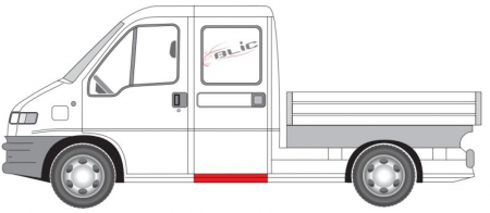 Prag lateral fata stanga/dreapta CITROEN JUMPER; FIAT DUCATO; PEUGEOT BOXER intre 1994-2006 [1]