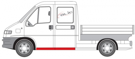 Prag lateral fata stanga/dreapta Kit reparatie lungime 180cm CITROEN JUMPER; FIAT DUCATO; PEUGEOT BOXER intre 1994-2006 [1]