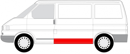 Prag lateral inferior VW TRANSPORTER dupa 1990 [3]