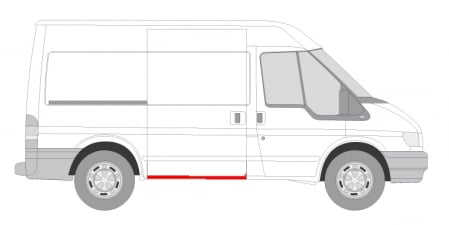 Prag reparatie stanga model scurt FORD TRANSIT intre 2000-2014 [1]
