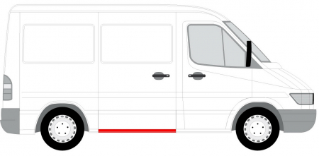 Prag usa culisanta dreapta MERCEDES SPRINTER; VW LT intre 1995-2006 [1]
