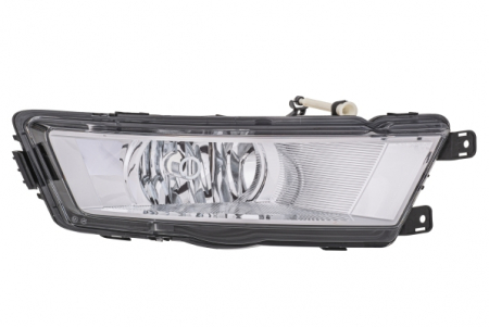 Piese Auto - Proiector ceata Dreapta (H8, cromat) potrivit SKODA RAPID 07.12-03.17
