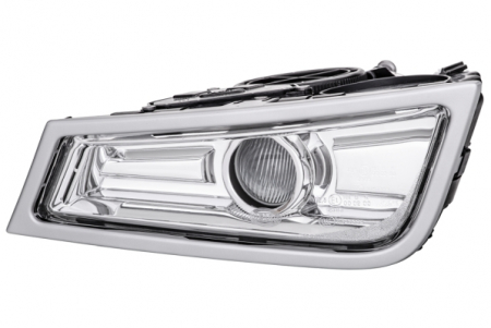 Piese Auto - Proiector ceata stanga (H3, argintiu frame) 24V potrivit VOLVO FH, FM, FM II 09.05-