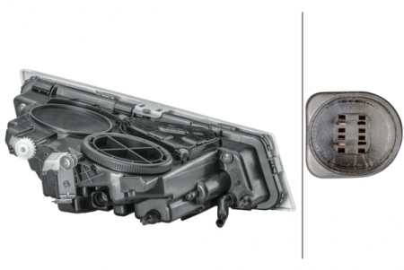 Proiector ceata stanga (H3, argintiu frame) 24V potrivit VOLVO FH, FM, FM II 09.05- [1]