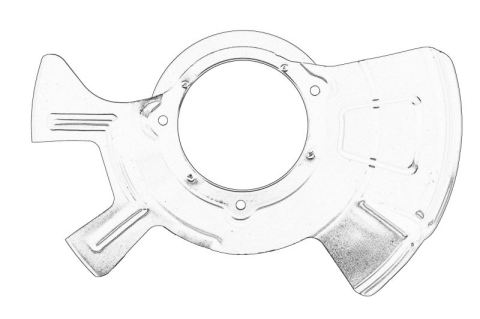 Piese Auto - Protectie disc frana Fata Dreapta potrivit HYUNDAI IX20; KIA VENGA 1.4-1.6LPG 02.10-