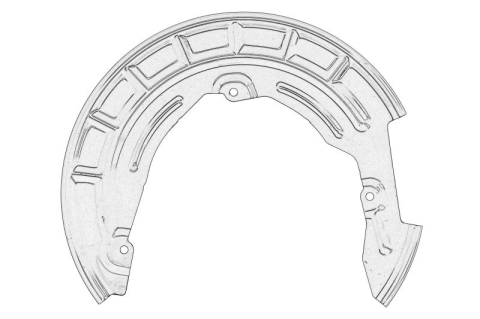 Piese Auto - Protectie disc frana Fata Dreapta potrivit MAZDA 3 1.5-2.0H 11.18-