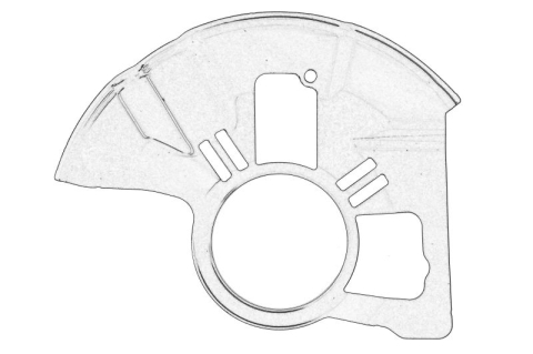 Piese Auto - Protectie disc frana Fata Dreapta potrivit MAZDA CX-7, CX-9 2.2D-3.7 06.06-