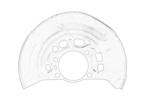 Franare - Protectie disc frana Fata Dreapta potrivit TOYOTA AURIS, COROLLA 1.2-2.0D 10.12-08.19