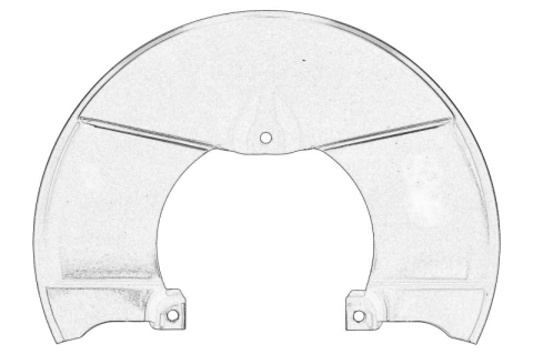 Piese Auto - Protectie disc frana Fata Dreapta/Stanga potrivit IVECO