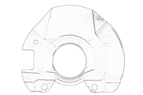 Piese Auto - Protectie disc frana Fata Stanga diametru 82mm potrivit KIA PICANTO I 1.0-1.1LPG 04.04-09.11